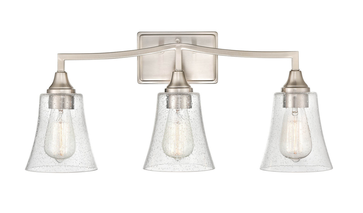 Millennium 2103-BN Three Light Vanity, Brushed Nickel