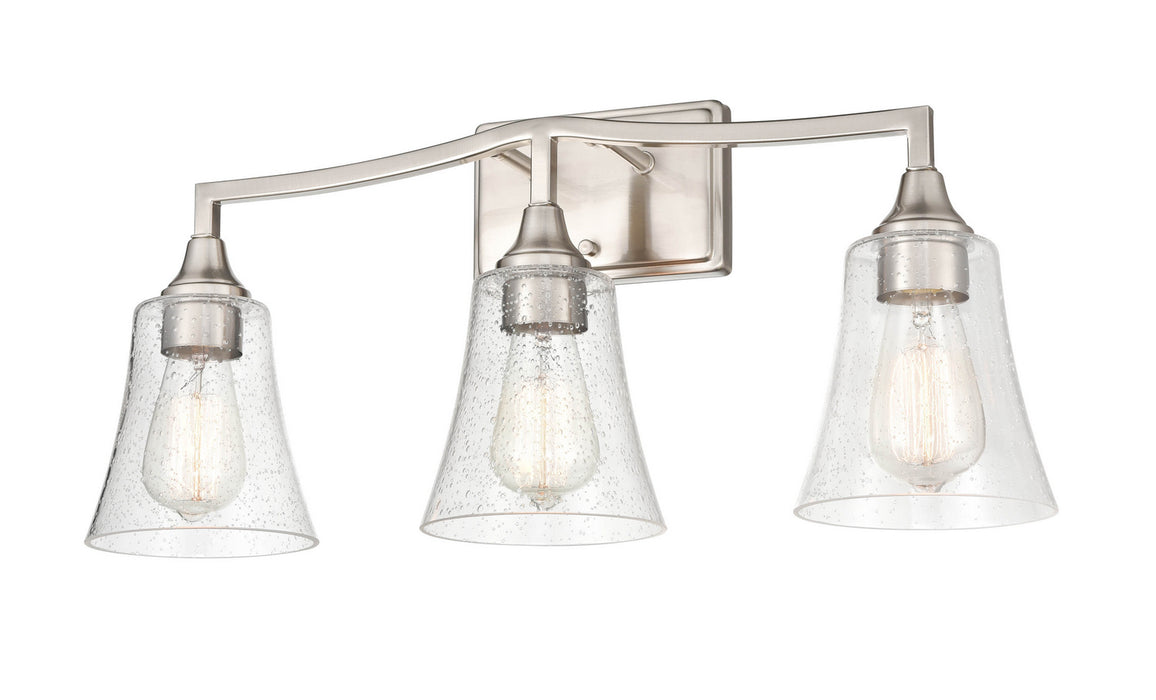 Millennium 2103-BN Three Light Vanity, Brushed Nickel