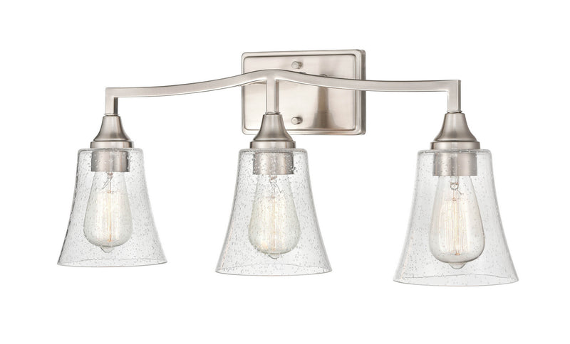 Millennium 2103-BN Three Light Vanity, Brushed Nickel