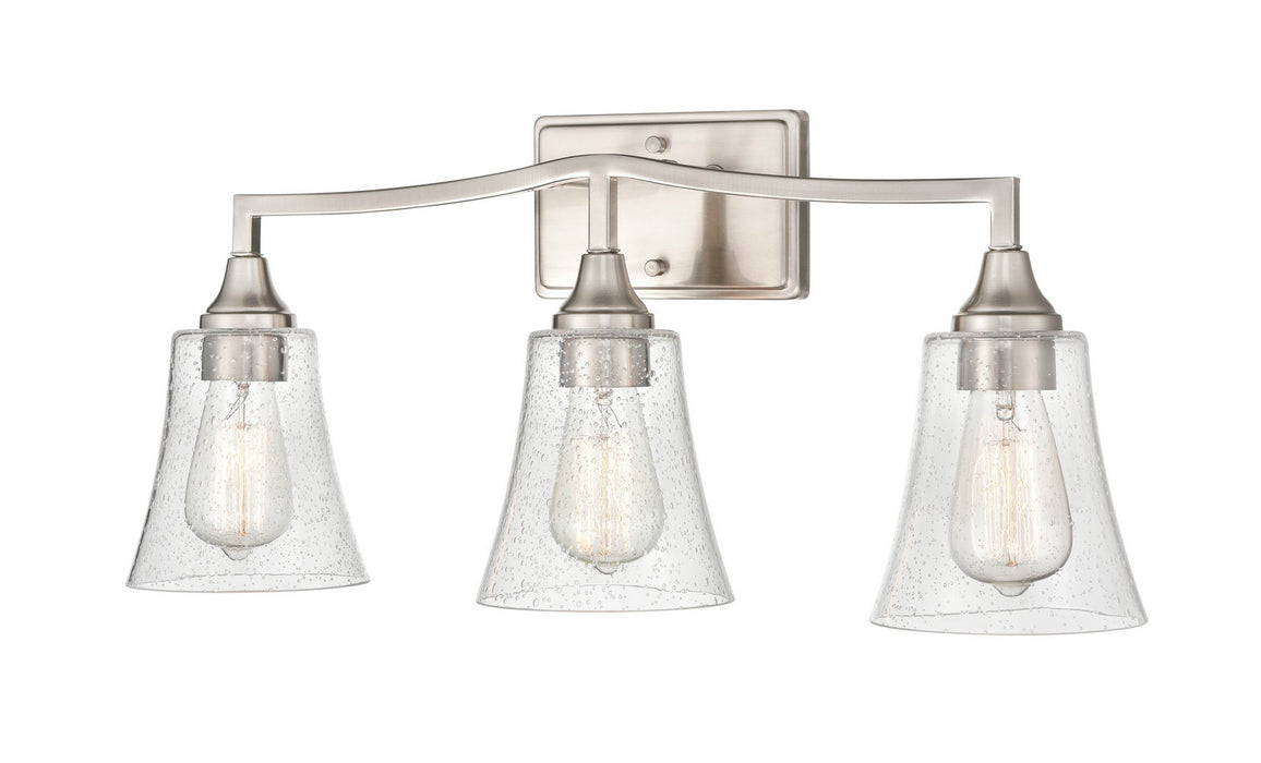 Millennium 2103-BN Three Light Vanity, Brushed Nickel
