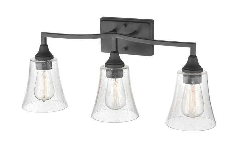 Millennium 2103-MB Three Light Vanity, Matte Black