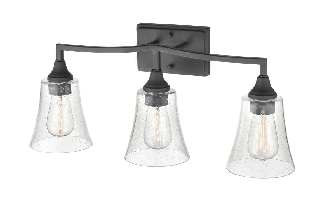Millennium 2103-MB Three Light Vanity, Matte Black