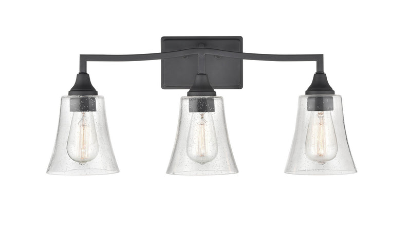 Millennium 2103-MB Three Light Vanity, Matte Black