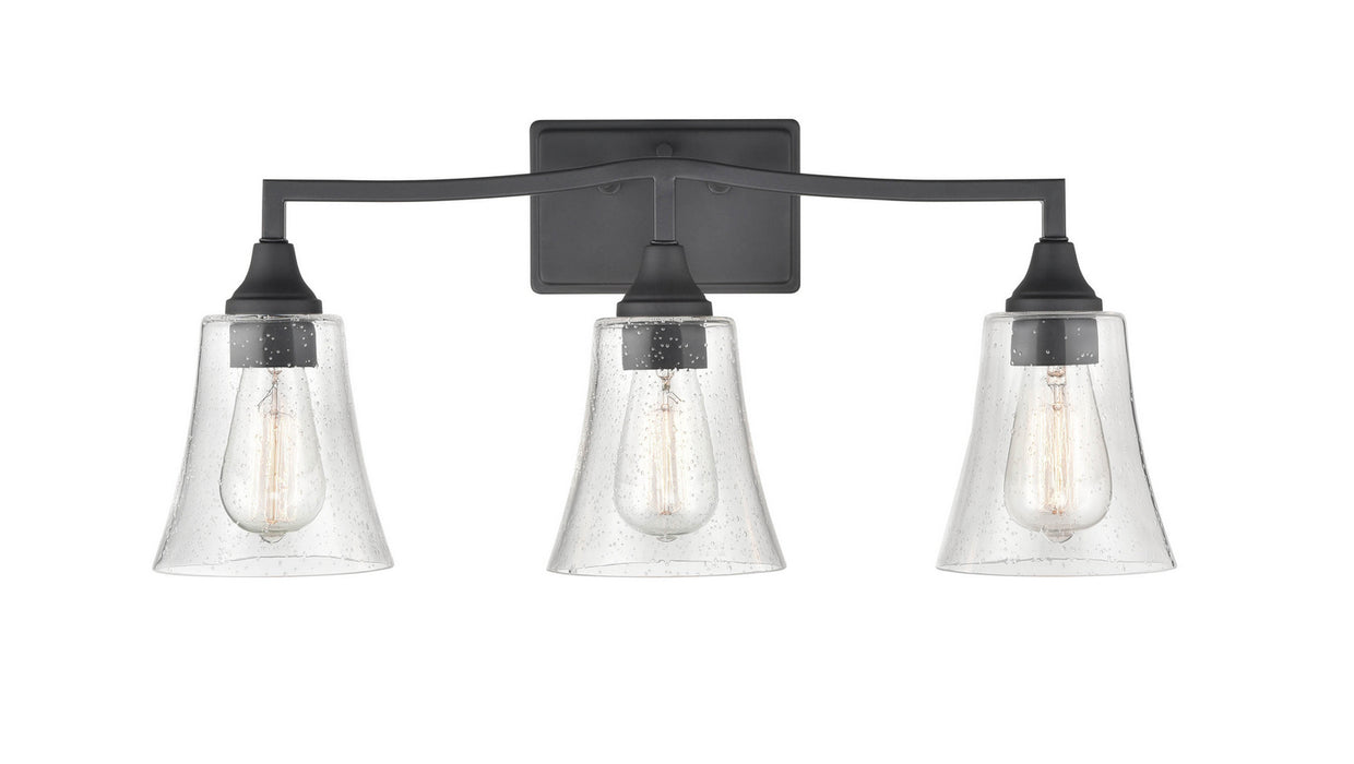 Millennium 2103-MB Three Light Vanity, Matte Black