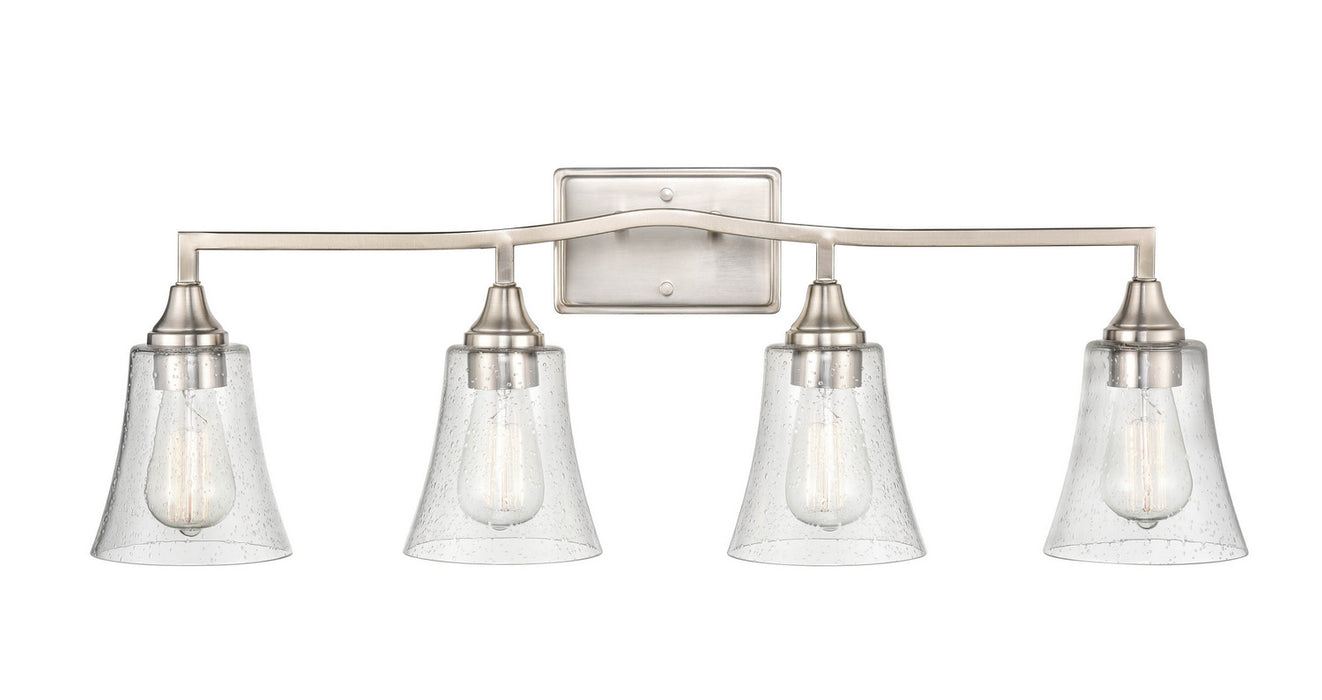 Millennium 2104-BN Four Light Vanity, Brushed Nickel