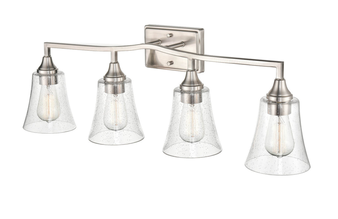 Millennium 2104-BN Four Light Vanity, Brushed Nickel