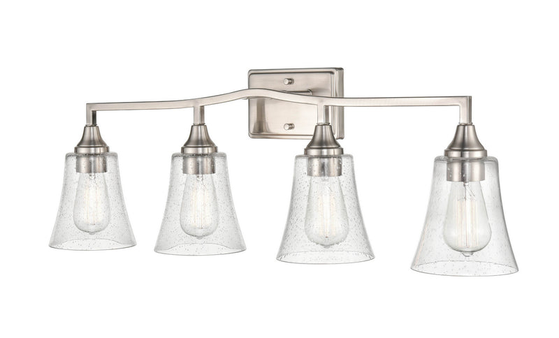 Millennium 2104-BN Four Light Vanity, Brushed Nickel