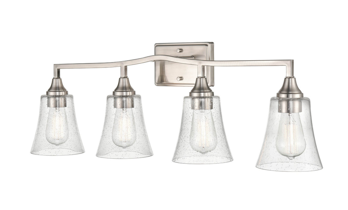 Millennium 2104-BN Four Light Vanity, Brushed Nickel