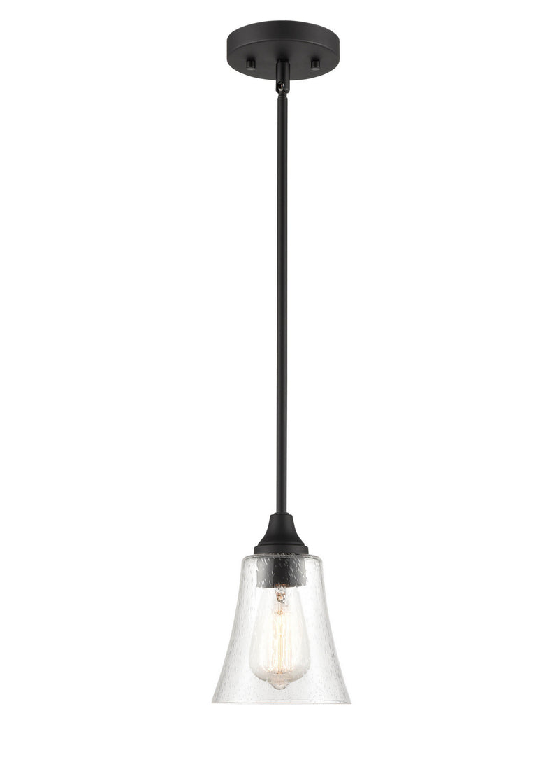 Millennium 2121-MB One Light Pendant, Matte Black