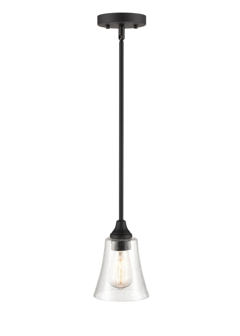 Millennium 2121-MB One Light Pendant, Matte Black