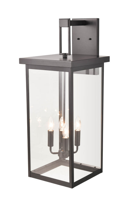 Millennium 42606-PBZ Four Light Outdoor Wall Sconce, Powder Coated Bronze