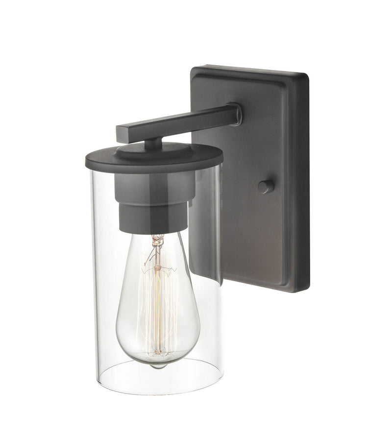 Millennium 2701-MB One Light Wall Sconce, Matte Black