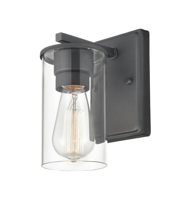 Millennium 2701-MB One Light Wall Sconce, Matte Black