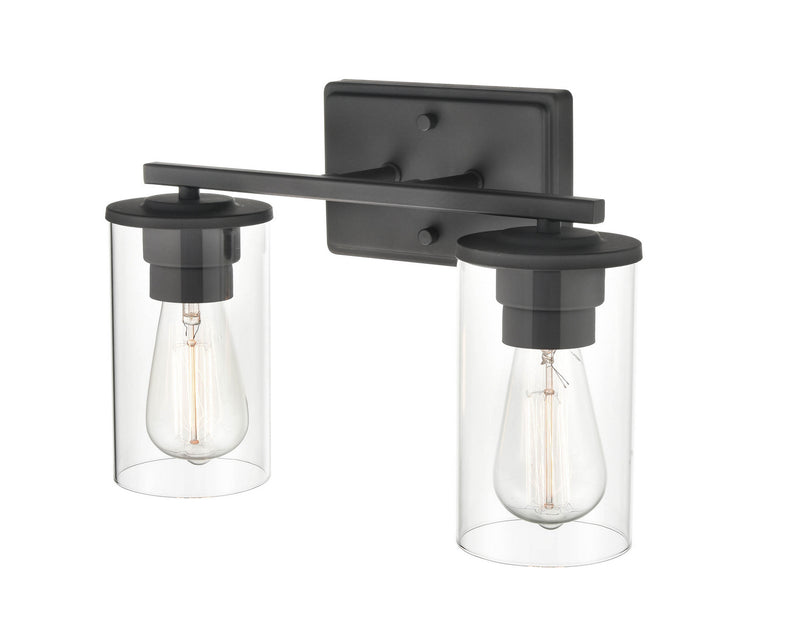 Millennium 2702-MB Two Light Vanity, Matte Black