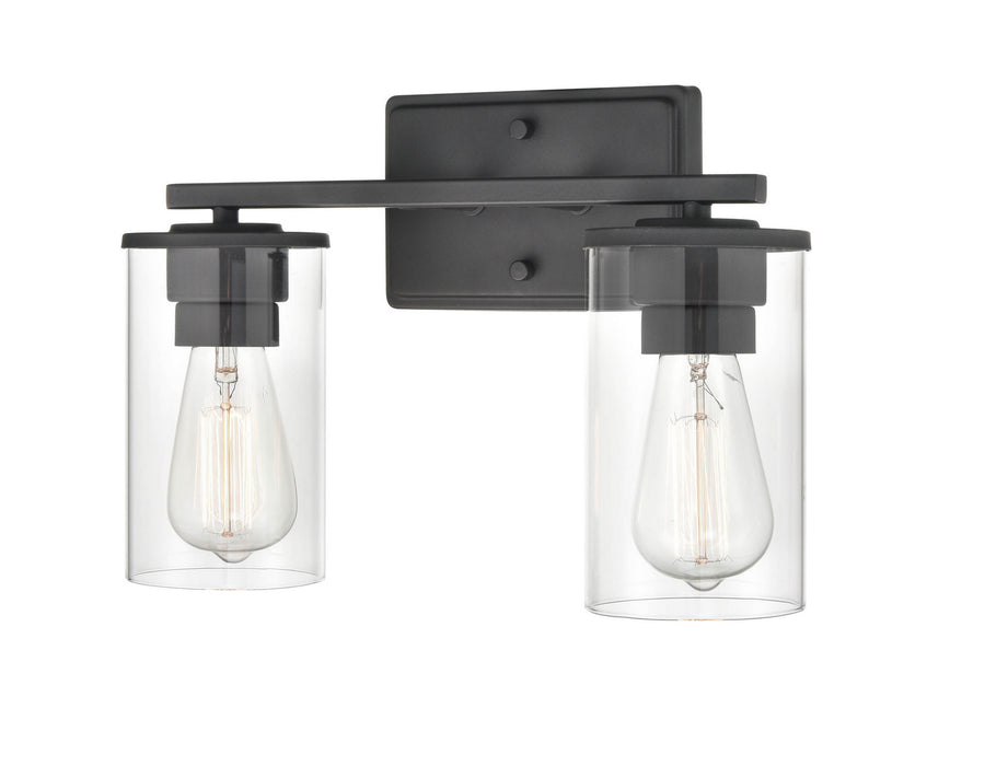 Millennium 2702-MB Two Light Vanity, Matte Black