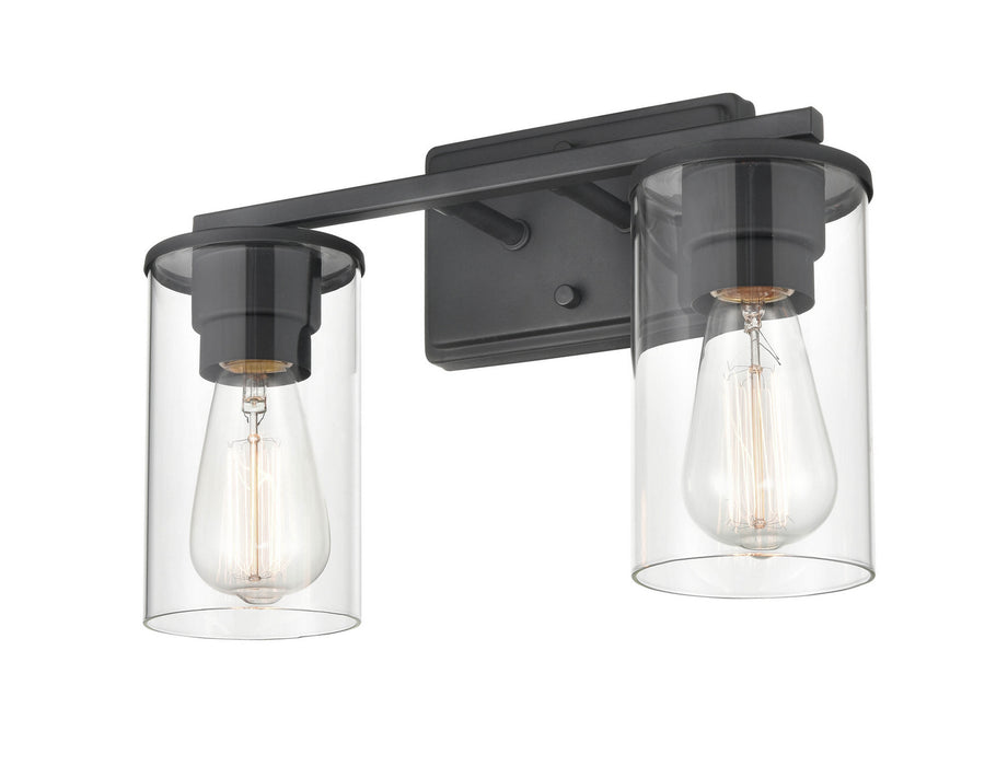 Millennium 2702-MB Two Light Vanity, Matte Black