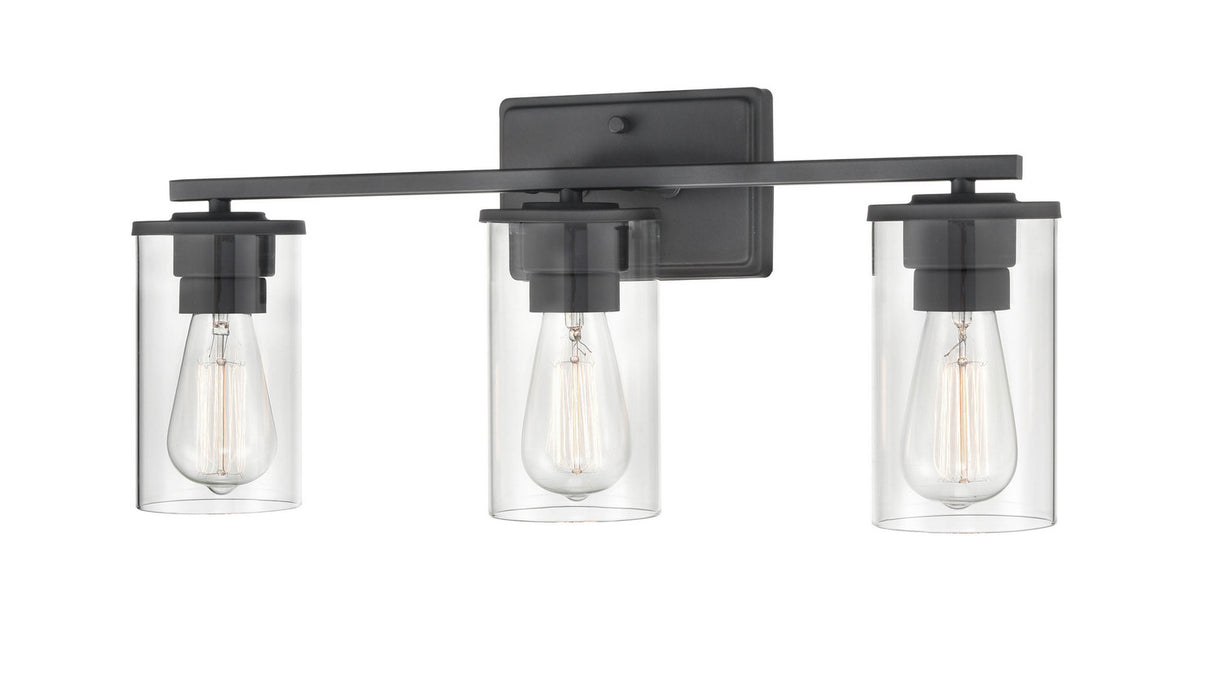 Millennium 2703-MB Three Light Vanity, Matte Black