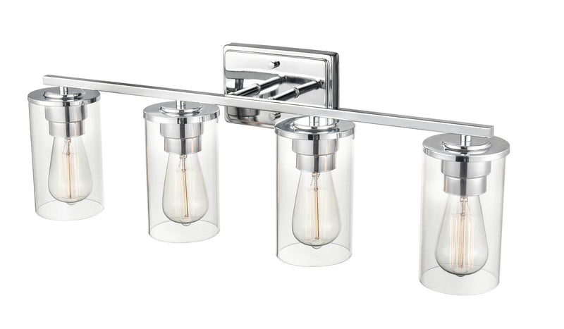 Millennium 2704-CH Four Light Vanity, Chrome