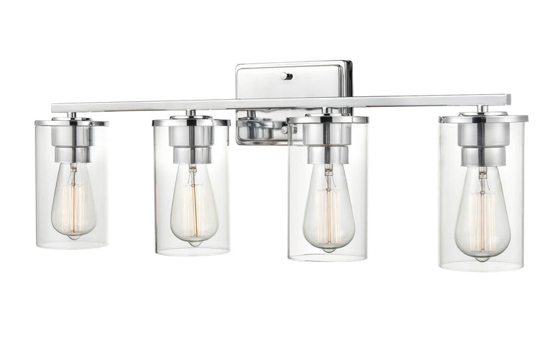 Millennium 2704-CH Four Light Vanity, Chrome