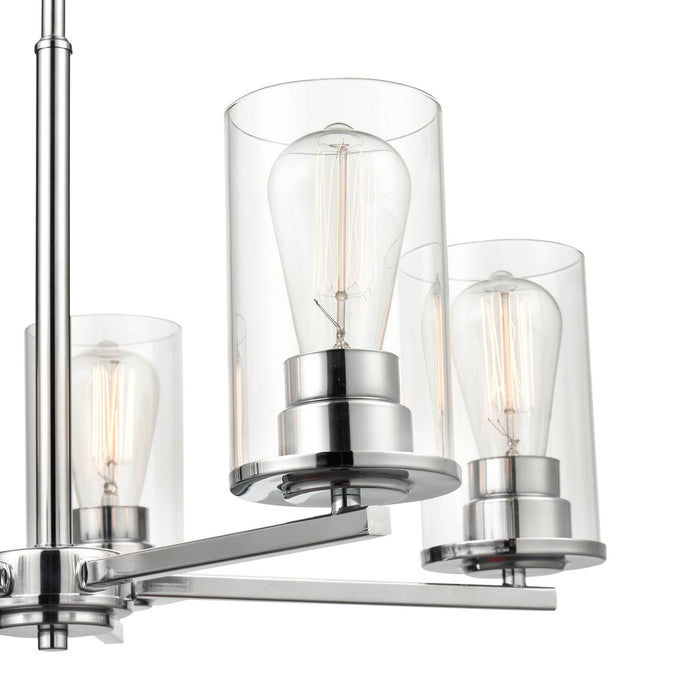 Millennium 2715-CH Five Light Chandelier, Chrome