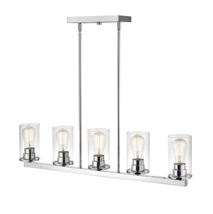 Millennium 2725-CH Five Light Pendant, Chrome