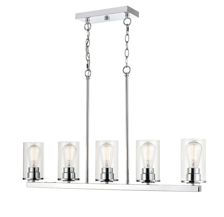 Millennium 2725-CH Five Light Pendant, Chrome