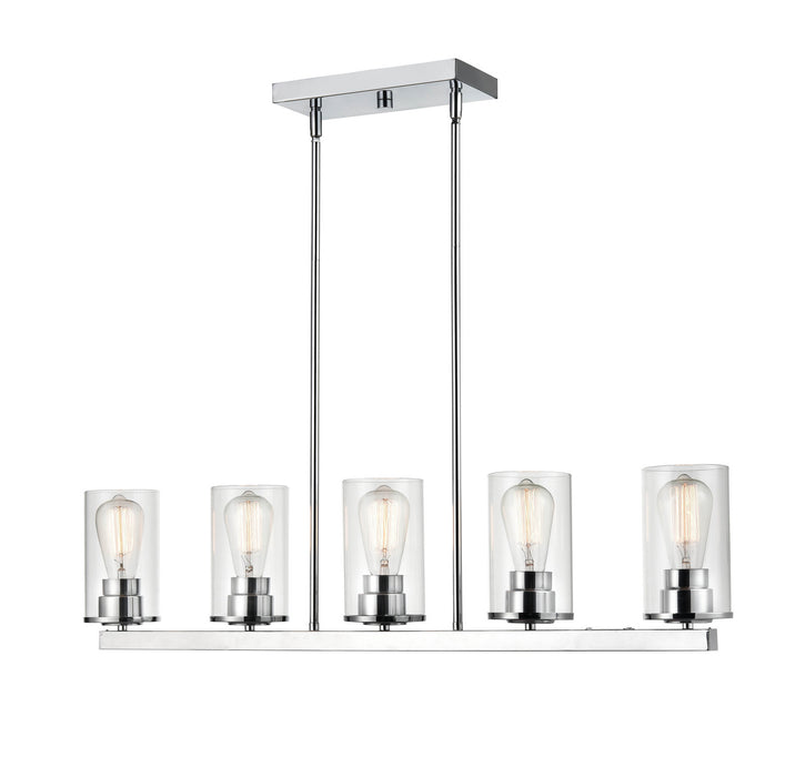Millennium 2725-CH Five Light Pendant, Chrome