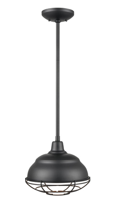 Millennium 5301-MB One Light Mini Pendant, Matte Black