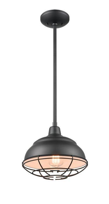 Millennium 5301-MB One Light Mini Pendant, Matte Black
