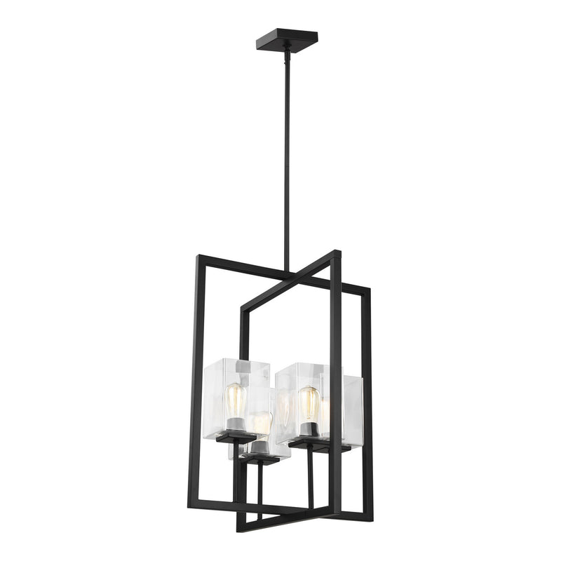 Generation Lighting 5241504-112 Four Light Hall / Foyer, Midnight Black