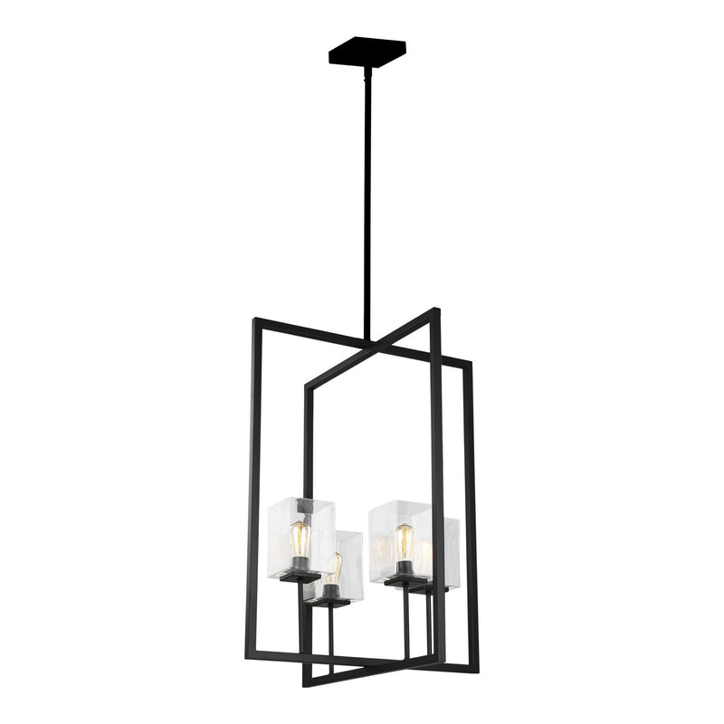 Generation Lighting 5341504-112 Four Light Hall / Foyer, Midnight Black