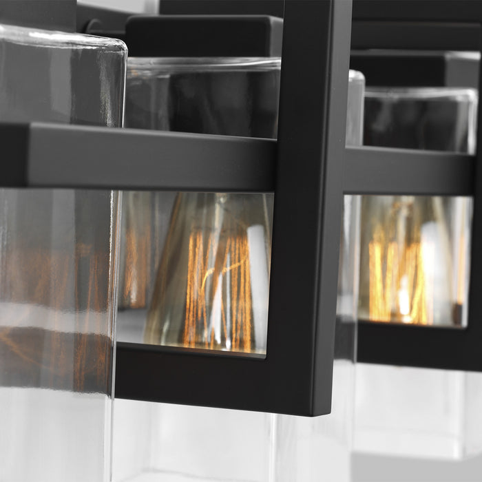 Generation Lighting 4441504-112 Four Light Wall / Bath, Midnight Black