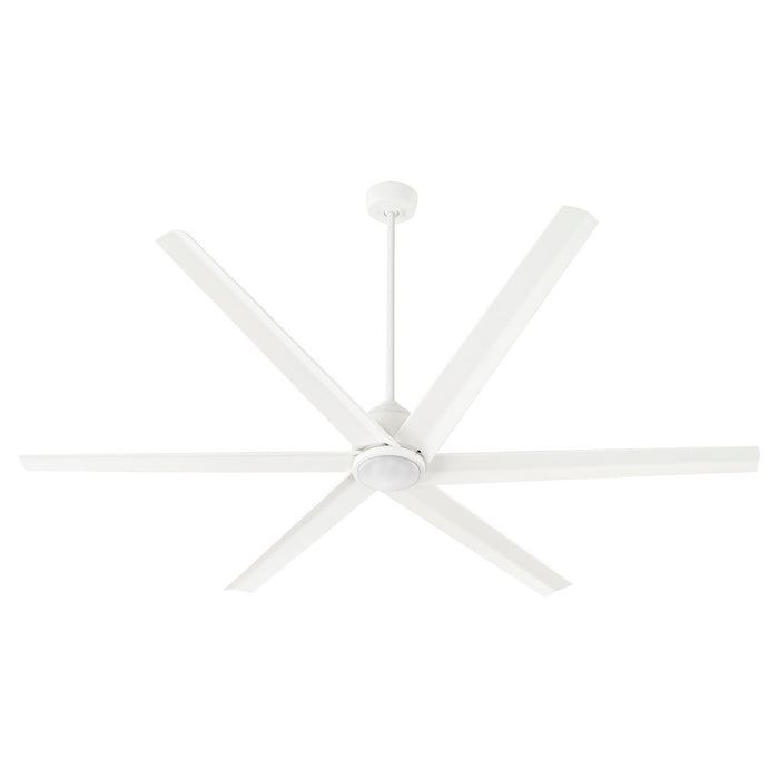 Quorum 20806-8 80" Ceiling Fan, Studio White