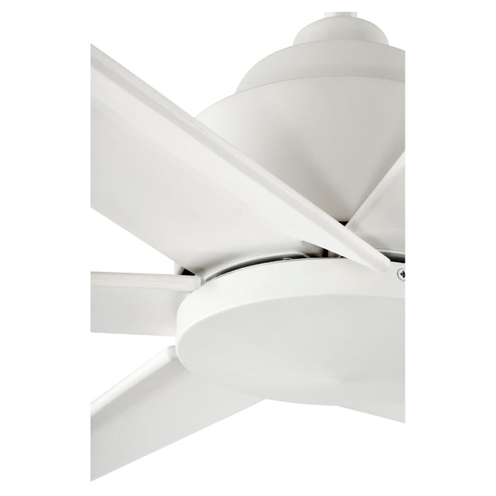 Quorum 20806-8 80" Ceiling Fan, Studio White