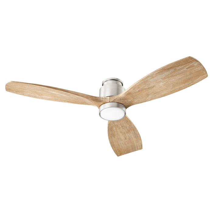 Quorum 30643-65 64" Ceiling Fan, Satin Nickel