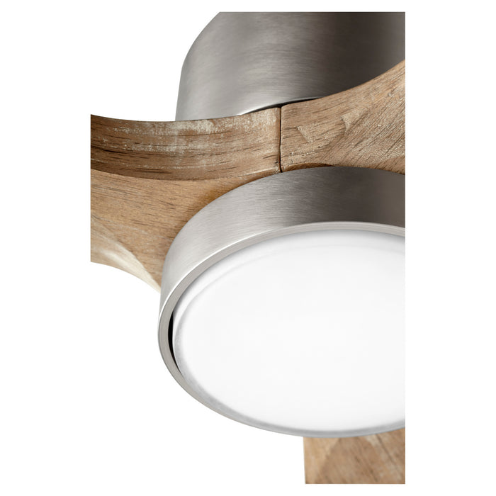 Quorum 30643-65 64" Ceiling Fan, Satin Nickel