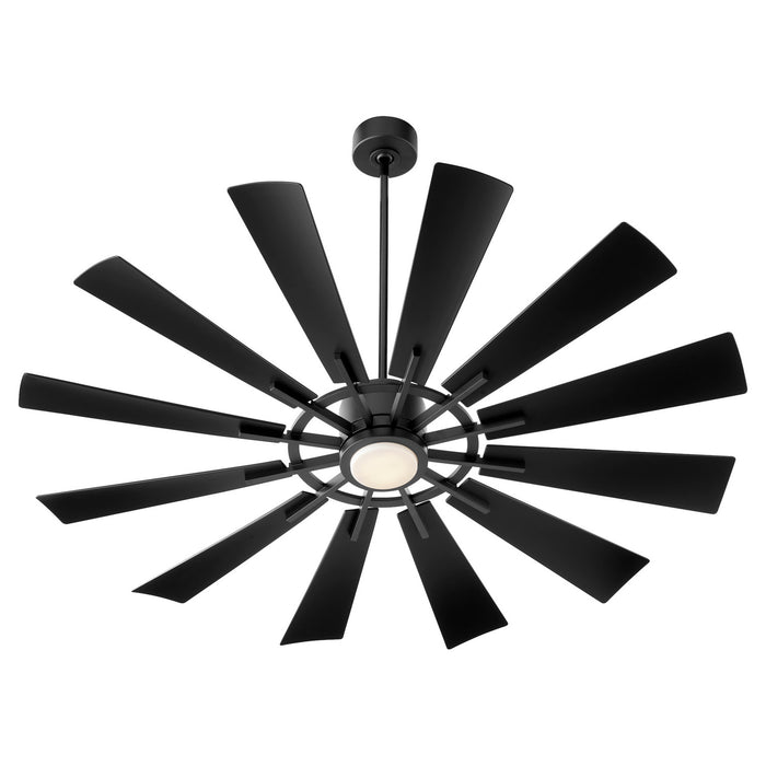 Quorum 46012-59 60"Patio Fan, Matte Black