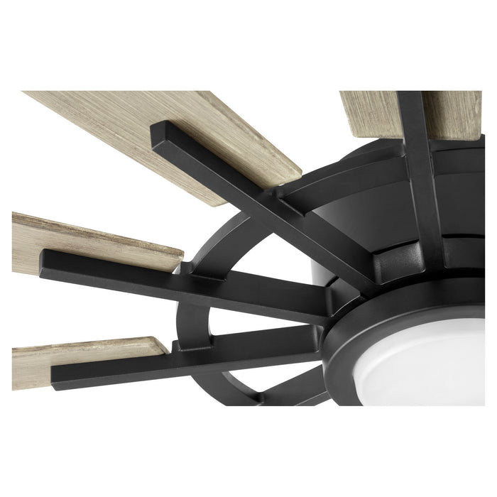 Quorum 46012-59 60"Patio Fan, Matte Black