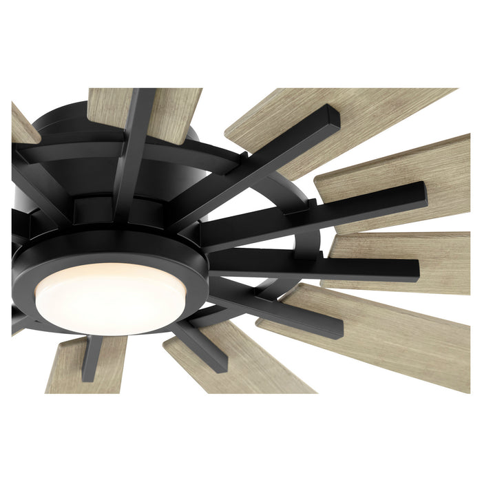 Quorum 47212-5942 72"Patio Fan, Matte Black