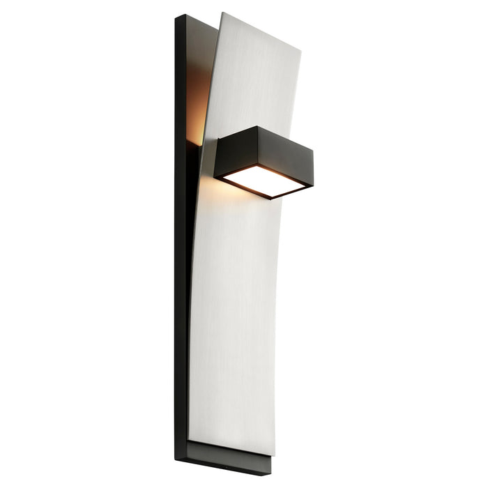 Oxygen 3-400-1524 LED Wall Sconce, Black/Satin Nickel