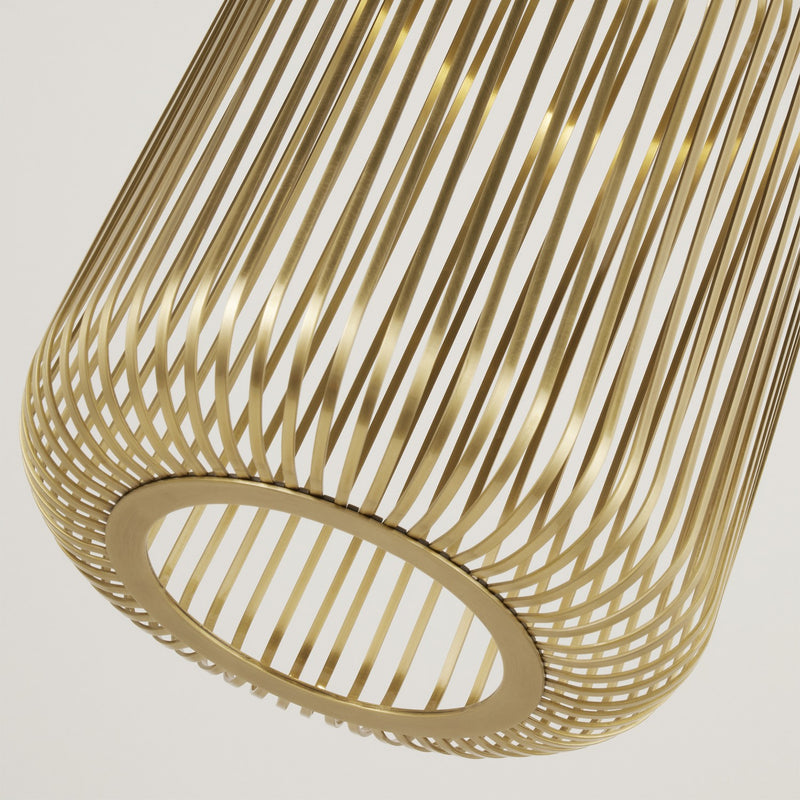 Visual Comfort Modern 700TDKAI1BR-LED930 LED Pendant, Plated Brass