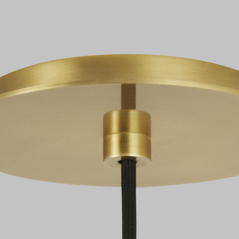 Visual Comfort Modern 700TDKAI1BR-LED930 LED Pendant, Plated Brass