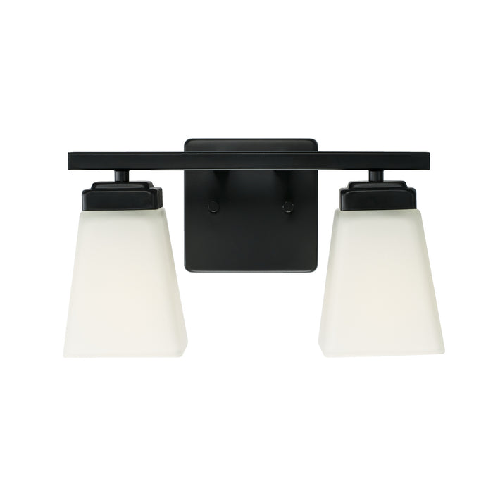 Capital Lighting 114421MB-334 Two Light Vanity, Matte Black