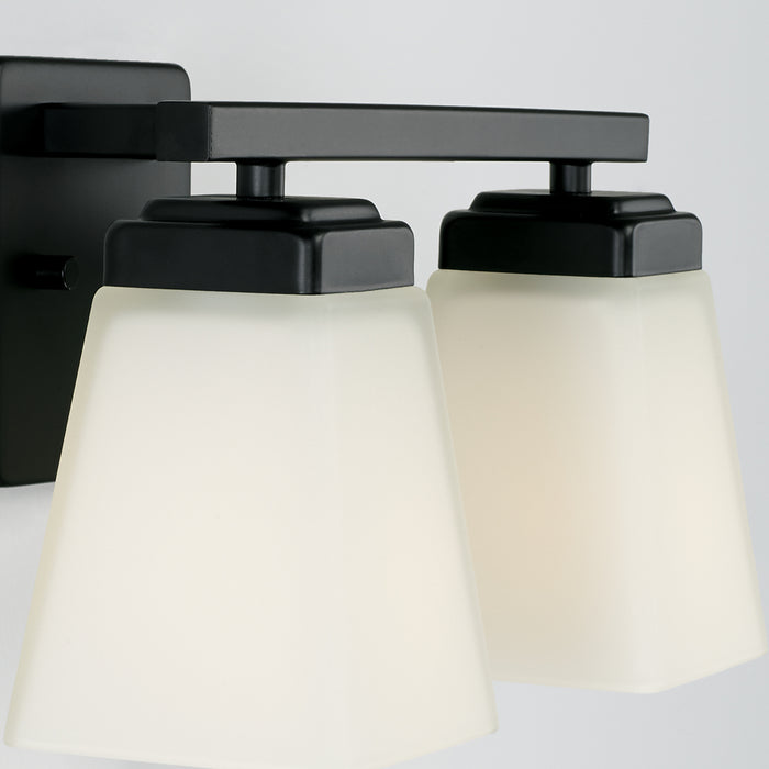 Capital Lighting 114421MB-334 Two Light Vanity, Matte Black