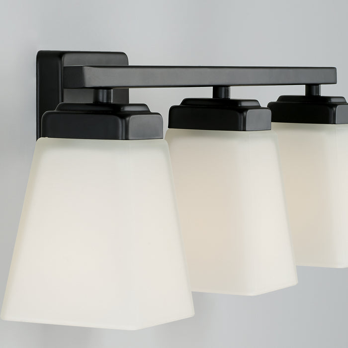 Capital Lighting 114431MB-334 Three Light Vanity, Matte Black