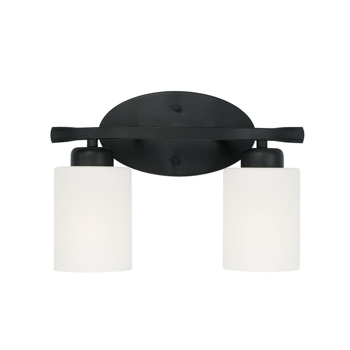Capital Lighting 115221MB-338 Two Light Vanity, Matte Black