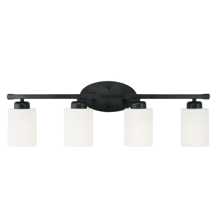 Capital Lighting 115241MB-338 Four Light Vanity, Matte Black