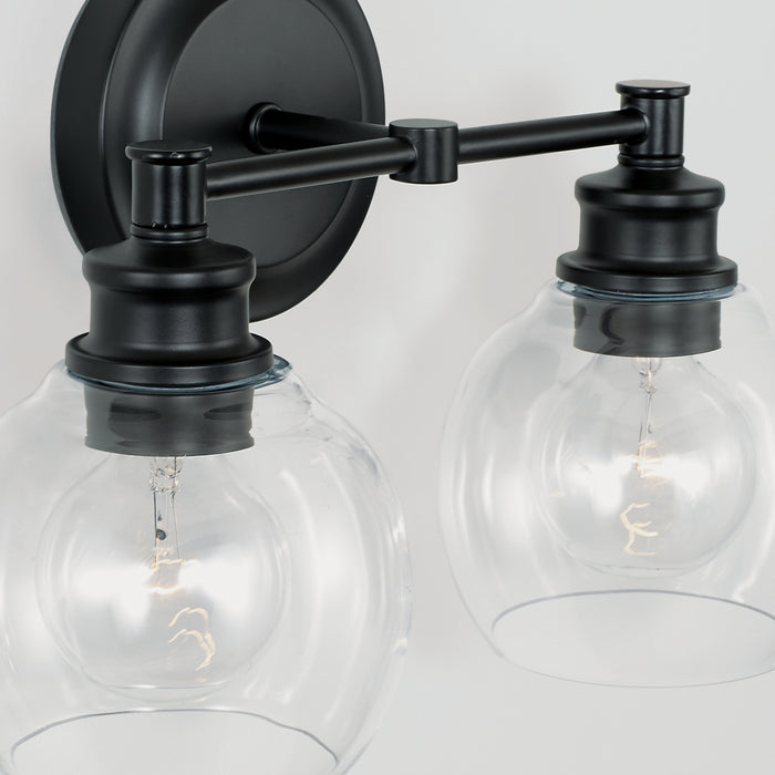 Capital Lighting 121121MB-426 Two Light Vanity, Matte Black