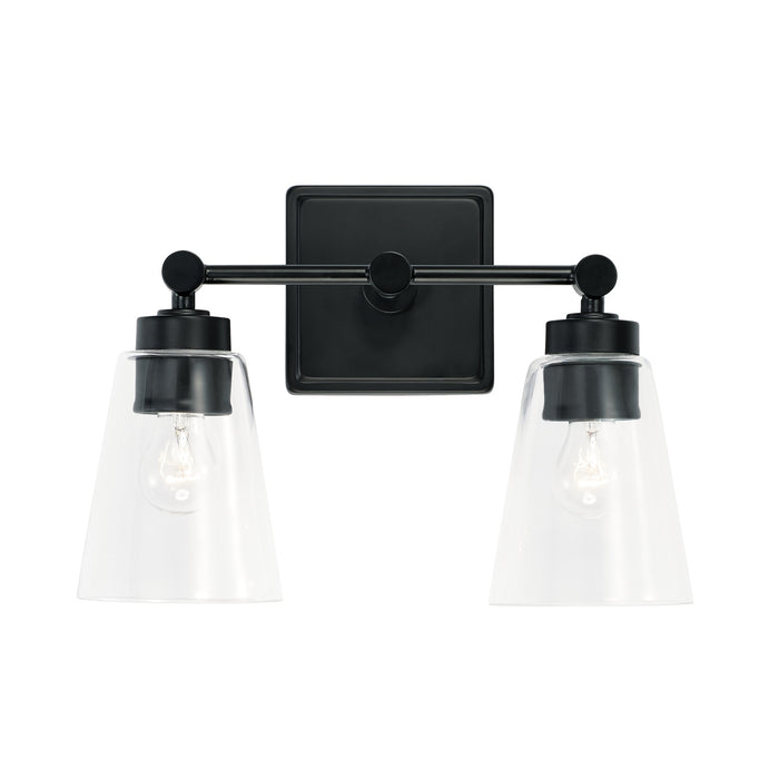 Capital Lighting 121821MB-432 Two Light Vanity, Matte Black