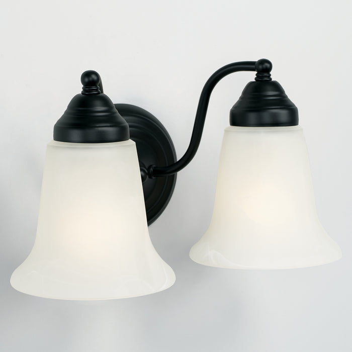 Capital Lighting 1362MB-117 Two Light Vanity, Matte Black